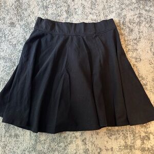 Hollister Elegant Black A-Line Skirt - Small